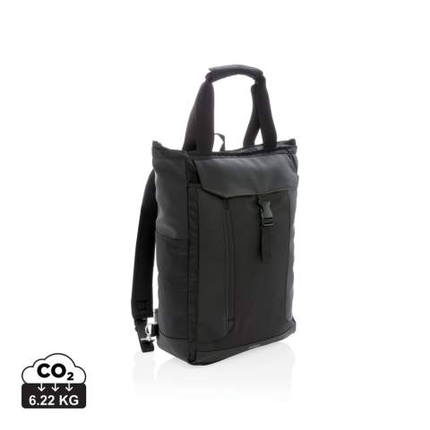 Deze veelzijdige tas kan op de schouder worden gedragen, met de hand of als een rugzak. Inclusief gewatteerd 15"  laptopvak en RFID-beschermde vakjes. PVC vrij.<br /><br />FitsLaptopTabletSizeInches: 15.6<br />PVC free: true