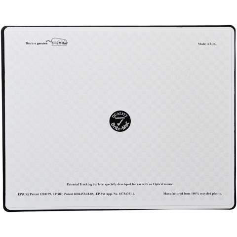 Eines der meistverkauften Hardtop-Mousepads auf dem Markt. In einzigartiger Qualität durch unsere patentierte In-Mould-Labeling-Technik. Hergestellt aus 100 % inhouse-recycelten Kunststoffen. 100 % perfekte Maus-Steuerung für Standard-Mäuse sowie optische Mäuse.