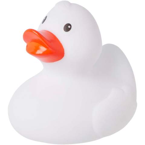 A fun stress reliever in the shape of a duck.