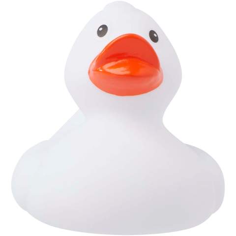 A fun stress reliever in the shape of a duck.