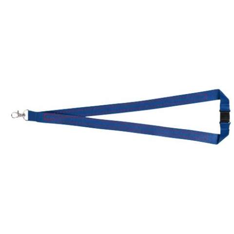 Lanyard for holding a name badge, ID card or keys. Breakaway closure eliminates choking hazards. Second location setup charge waived if both sides decorated with same artwork. Run charges still apply.