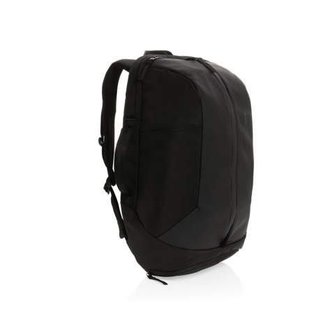 Deze Swiss Peak Aware™ werk-/gymrugzak is een hybride rugzak ontworpen voor de sportschool en op kantoor. Het heeft aparte vakken voor je sport spullen en een slimme organizer voor al je werkbenodigdheden, zoals een 15,6 inch laptopvak. Ga van de sportschool naar kantoor en heb alle benodigde spullen bij je. Met AWARE™ tracer die het echte gebruik van gerecyclede materialen valideert. Elke tas heeft 31,1 0,5L PET-flessen hergebruikt. 2% van de opbrengst van elk verkocht Impact-product wordt gedoneerd aan Water.org. PVC-vrij.<br /><br />FitsLaptopTabletSizeInches: 15.6<br />PVC free: true