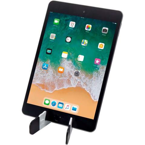 The Buna foldable tablet and phone stand is made from recycled plastics for a more responsible choice. With its slim design it fits easily into any pocket, making it perfect for travel.