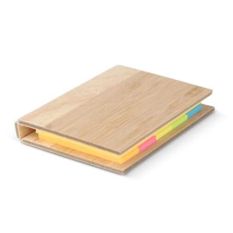 Jot down your notes with our bamboo sticky notes! With two different sizes in one eco-friendly book, you're ready to organize your thoughts and tasks efficiently. Stay sustainable and organized in style!