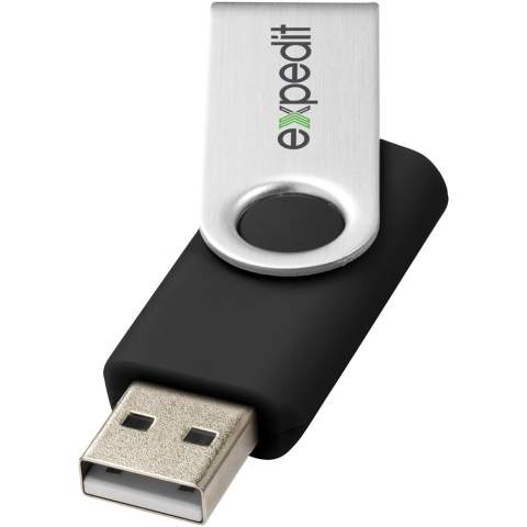 Mit dem praktischen 16 GB USB-Flash-Laufwerk können Sie überall schnell 16 GB an Dateien speichern. Darüber hinaus ist der USB-Stick auch ein großartiges Instrument zur subtilen Steigerung der Markenbekanntheit. Plug-and-Play-Technologie - kompatibel mit Windows- und MacOS-Betriebssystemen. USB 2.0 mit einer Schreibgeschwindigkeit von 2,92 MB/s und einer Lesegeschwindigkeit von 9,76 MB/s. Das Kunststoff-Flash-Laufwerk hat ein um 360 Grad drehbares Aluminiumgehäuse, das ein einfaches Öffnen und Schließen ermöglicht und verhindert, dass Schmutz in den USB-Anschluss gelangt.