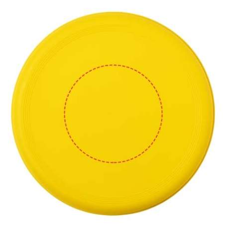 Ideaal voor zomerpromoties of huisdiergerelateerde bedrijven, deze promotionele frisbee is een goedkope en leuke manier om je boodschap over te brengen.