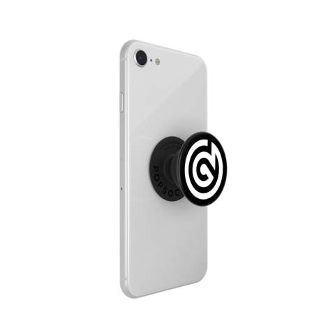 Le PopSockets® est un accessoire multifonction très pratique pour téléphone. Avec le nouveau plastique PopGrip interchangeable (swappable PopGrip) et un PopTop interchangeable. Ce PopGrip est compatible avec le chargement sans fil grâce au retrait facile du PopTop. Fixez cet élément avec la bande adhésive 3M au dos de votre téléphone et profitez de ses fonctionnalités pratiques : prise confortable pour une tenue optimale, support fonctionnel et support pour selfie. Peut se positionner dans 2 positions de pop-up différentes et flexible afin que vous puissiez mettre le smartphone dans n'importe quelle position. PopSocket® est facile à enlever et peut être réutilisé jusqu'à 10 fois. Convient à tous les modèles courants de smartphones, iPhones et autres appareils. Pour une utilisation optimale et préserver au mieux votre PopSocket®, lisez les instructions fournies.   Informations supplémentaires sur le délai de livraison : 60 - 2 500 pièces : 1 semaine, 2 500 - 5 000 pièces : 2 semaines. À partir de 5 000 pièces, prix et délai de livraison sur demande. Les PopSockets® ne sont fournis qu'avec une impression.