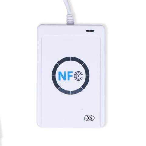 Deze NFC lezer/schrijver USB kan NFC tags uitlezen en beschrijven. Compatibel met alle moderne NFC Tags zoals bijvoorbeeld de NTAG203, NTAG 213 en de Ultralight chips. Is geschikt voor alle versies van Windows. De software voor dit toestel kan worden gedownload op: https://www.wakdev.com/en/apps/nfc-tools-pc-mac.html.