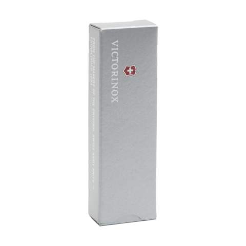 Couteau Suisse original de la marque Victorinox ligne Officiers avec poignée ABS, plaques intermédiaires en aluminium dur anodisé et des outils en acier recyclé à 100%. 5 pièces avec 8 fonctions : couteau, combinaison d'outils avec ouvre-boîte, décapsuleur, pince à dénuder et tournevis, anneau, pince à épiler et cures-dent. Comprend un mode d'emploi et une garantie à vie contre les défauts de matériaux et de fabrication. Victorinox est le symbole mondial de qualité, fiabilité, fonctionnalité et perfection. Attention, la législation en vigueur s'applique concernant la possession et / ou le transport de couteaux ou d'outils multifonctions en public. Par pièce dans une boîte.