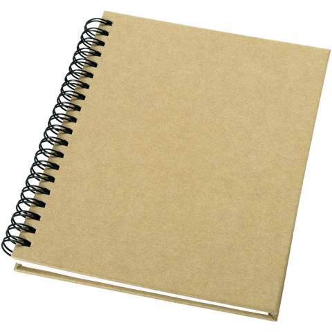 Recycled paper cover notebook with 60 lined sheets (70 g/m2).