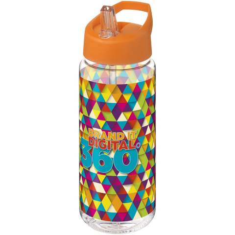 Single-wall sport bottle made from durable, BPA-free Tritan™ material. Features a spill-proof lid with flip-top drinking spout. Volume capacity is 600 ml. Mix and match colours to create your perfect bottle. Made in Europe. Packed in a recycled PE plastic bag. EN12875-1 compliant and dishwasher safe. 