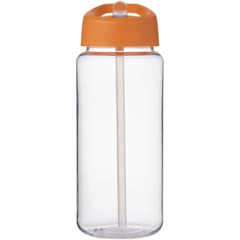 Bouteille de sport à simple paroi fabriquée en matériau Tritan™ résistant, sans BPA. Dispose d’un couvercle anti-déversement avec bec verseur. Capacité de 600 ml. Couleurs à mélanger et assortir pour créer la bouteille parfaite. Fabriqué en Europe. Le tout emballé dans un sac en plastique PE recyclé. Conforme à la norme EN12875-1. Lavable au lave-vaisselle.