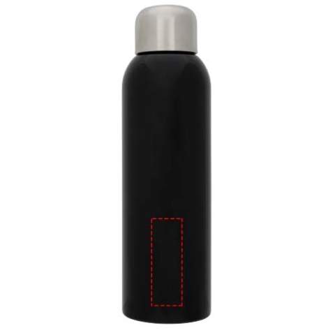 La Guzzle est une bouteille de sport au design épuré, dotée d'un couvercle vissé pour une ouverture et une fermeture faciles. Cette bouteille à paroi unique est parfaite pour les moments de grande soif, car elle contient pas moins de 820 ml. La bouteille est fabriquée en acier inoxydable et est donc robuste et a une longue durée de vie. De plus, la bouteille offre suffisamment de possibilités pour afficher de manière unique tout logo ou message.