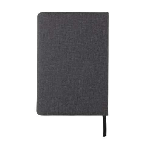 Luxe A5-notebook met telefoonvak en kaartvak. Met 80 vellen/160 crèmekleurige pagina's van 78 g/m2. inclusief bladwijzer.<br /><br />NotebookFormat: A5<br />NumberOfPages: 160<br />PaperRulingLayout: Gelinieerde pagina's