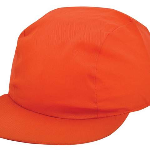 Cotton cap with elastic back. The economical choice if you are looking for a giveaway during promotional events. Because of the 3-panel design, the front side has a suitable printing surface, on which we can have your (company) logo printed quickly and easily with silkscreen printing.