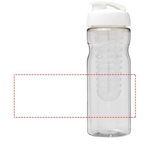 Einwandige Sportflasche mit ergonomischem Design. Die Flasche ist aus recycelbarem PET-Material hergestellt. Verfügt über einen auslaufsicheren Klappdeckel und einen herausnehmbaren Infusor, mit dem Sie Ihrem Getränk Ihren Lieblingsfruchtgeschmack verleihen können. Das Fassungsvermögen beträgt 650 ml. Mischen und kombinieren Sie Farben, um Ihre perfekte Flasche zu kreieren. Kontaktieren Sie den Kundendienst für weitere Farboptionen. Hergestellt in Großbritannien. Verpackt in einem recycelten PE-Kunststoffbeutel. BPA-frei.