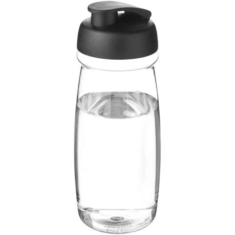 Single-wall sport bottle with a stylish curved shape. Bottle is made from recyclable PET material. Features a spill-proof lid with flip top. Volume capacity is 600 ml. Mix and match colours to create your perfect bottle. Contact customer service for additional colour options. Made in the UK. Packed in a home-compostable bag. BPA-free.