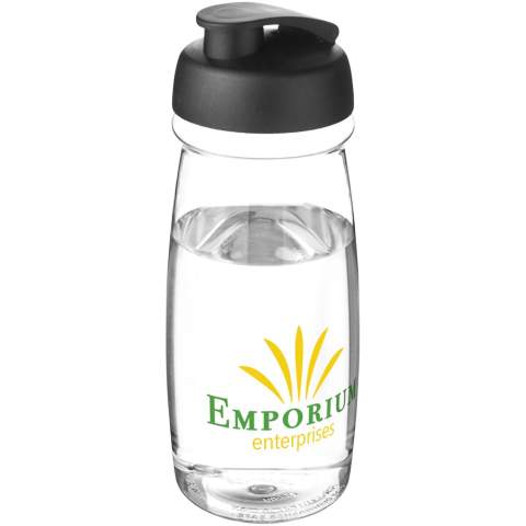 Single-wall sport bottle with a stylish curved shape. Bottle is made from recyclable PET material. Features a spill-proof lid with flip top. Volume capacity is 600 ml. Mix and match colours to create your perfect bottle. Contact customer service for additional colour options. Made in the UK. Packed in a home-compostable bag. BPA-free.