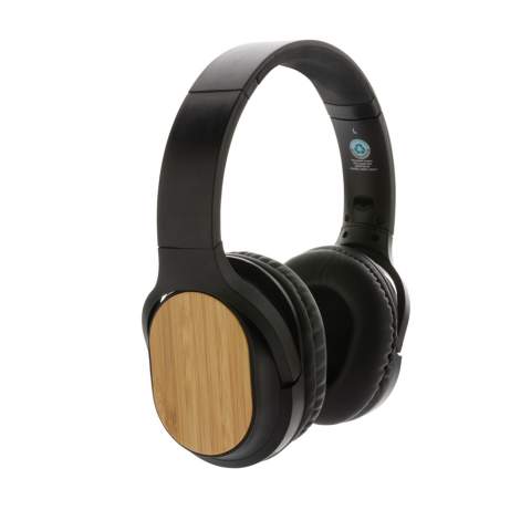 Comfortable and durable wireless headphone that uses BT5.1 for super smooth connection and long lasting playtime. Made with RCS (Recycled Claim Standard) certified recycled materials. With FSC® 100% bamboo design detail on the ear pads. Total recycled content: 66 % based on total item weight. RCS certification ensures a completely certified supply chain of the recycled materials. The over ear design of the earbuds allows a perfect sound experience. Foldable design for easy storage.The built-in 200 mah lithum battery that allows a play time up to 5 hours and can be fully re-charged in 2 hours. Operating distance up to 10 metres. Including mic to answer phone calls. Including RCS certified recycled TPE charging cable. Packed in FSC® mix packaging.<br /><br />HasBluetooth: True<br />NumberOfSpeakers: 2<br />PVC free: true