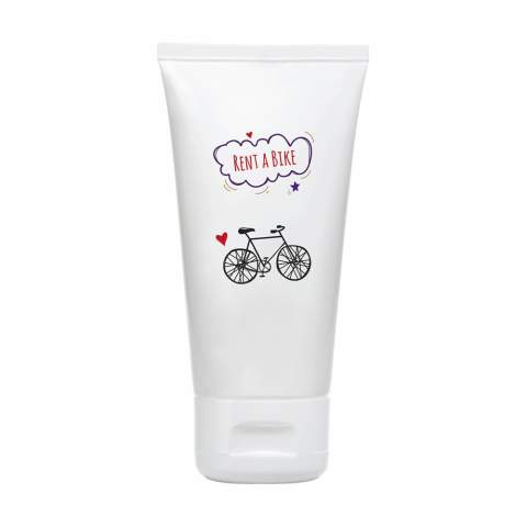 50 ml sunscreen SPF30, water-resistant, with panthenol and vitamin E. Dermatologically tested, produced in Germany according to the European Cosmetics Regulation 1223/2009/EC.