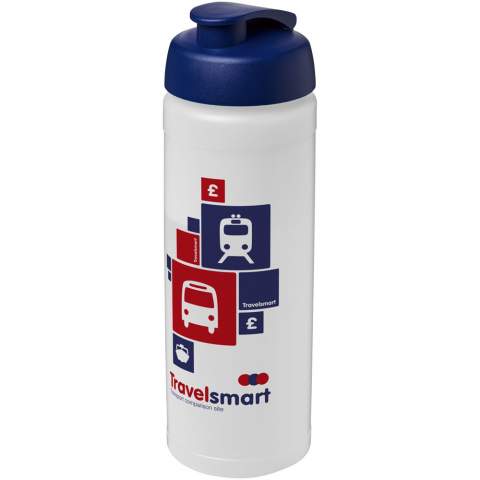 Single-wall sport bottle. Features a spill-proof lid with flip top. Volume capacity is 750 ml. Mix and match colours to create your perfect bottle. Contact customer service for additional colour options. Made in the UK. BPA-free. EN12875-1 compliant and dishwasher safe.