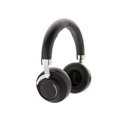 Casque audio en aluminium et PU avec BT 4.2 pour une connexion rapide et stable jusqu'à 10 mètres et batterie de 250 mAh qui vous permet d'écouter de la musique jusqu'à 8 heures. Avec un microphone et une fonction pour répondre aux appels. Le casque peut se plier à plat dans la pochette. Emballé dans une boite cadeau.<br /><br />HasBluetooth: True