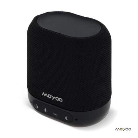 Use this portable 5 watt Bluetooth speaker with great sound in your (home) office or on the go. This small speaker has a large printing area on the top to make any logo stand out!