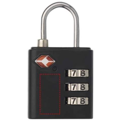 Protect your luggage while traveling with this TSA approved 3 digit lock. If the TSA needs to check your luggage in your absence, they can open it using their own master key, without breaking the lock.