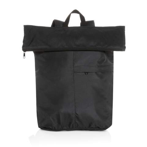 Machen Sie sich bereit für ein sorgloses und angenehmes Reiseerlebnis mit diesem Must-Have Rucksack. Dank seines cleveren Roll-Up-Designs lässt sich dieser Rucksack ganz einfach in der integrierten Tasche verstauen, was ihn zu einer idealen, platzsparenden Lösung für Ihre Reisen macht. Er ist federleicht und wiegt nur ein paar Gramm, so dass Sie alles, was Sie brauchen, einpacken können, ohne zusätzliches Gewicht mitzunehmen. Hergestellt aus 100% recyceltem Polyester mit dem AWARE™-Tracer. 2% des Erlöses jedes verkauften Aware™-Produkts werden an Water.org gespendet. PVC-frei.<br /><br />PVC free: true