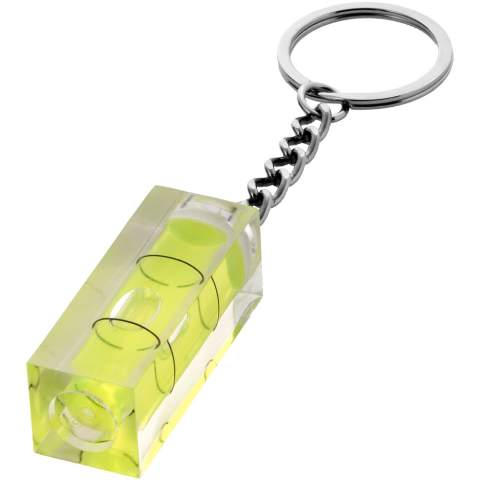 Spirit level keychain.