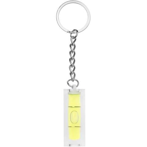 Spirit level keychain.