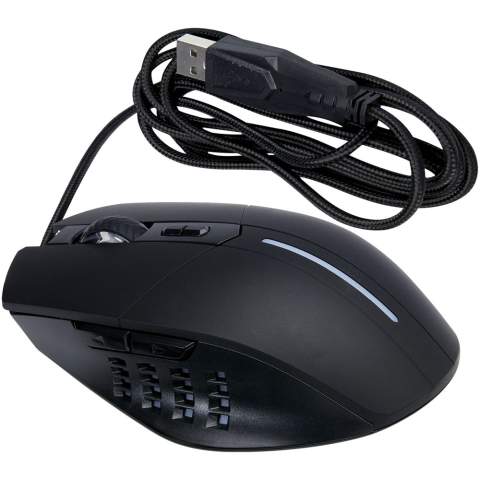 La souris de choix pour les joueurs sérieux ! Cette souris est ultra-rapide et offre des performances fiables pour une expérience de jeu optimale. La souris a une lumière RVB intégrée pour faire ressortir un logo lorsqu'elle est utilisée. Conception ergonomique qui s'adapte parfaitement à la paume de la main, offrant un excellent soutien pour de longues sessions de jeu. 4 réglages DPI différents (1 200/1 600/2 400/3 600) pour toutes les exigences de sensibilité. Livré dans un coffret cadeau en matériau durable.