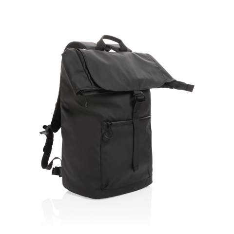 Sac à dos ordinateur étanche  Impact AWARE™ 15,6” garantit un accès rapide et 100% étanche. Une poche intérieur avec un compartiment pour ordinateur portable en toute sécurité et à l'abri des intempéries. Un dos rembourré pour plus de confort. L'extérieur et l'intérieur sont fabriqués avec 100% polyester recyclé. Avec le traceur AWARE™ qui prouve l'utilisation réelles des matériaux recyclés. Chaque sac a réutilisé 18 bouteilles en PET 0,5L. 2% de chaque produit IMPACT vendu sera reversé à Water.org.<br /><br />FitsLaptopTabletSizeInches: 15.6<br />PVC free: true