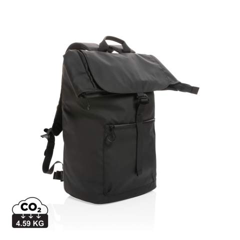 Sac à dos ordinateur étanche  Impact AWARE™ 15,6” garantit un accès rapide et 100% étanche. Une poche intérieur avec un compartiment pour ordinateur portable en toute sécurité et à l'abri des intempéries. Un dos rembourré pour plus de confort. L'extérieur et l'intérieur sont fabriqués avec 100% polyester recyclé. Avec le traceur AWARE™ qui prouve l'utilisation réelles des matériaux recyclés. Chaque sac a réutilisé 18 bouteilles en PET 0,5L. 2% de chaque produit IMPACT vendu sera reversé à Water.org.<br /><br />FitsLaptopTabletSizeInches: 15.6<br />PVC free: true