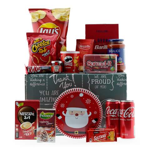 Rotes Weihnachtsgeschenkpaket