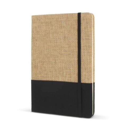 Celebrate sustainability with our Notebook: jute & R-PET cover & FSC pages. Stylish, eco-concious, and perfect for your notes. Make a green statement with every page turned.