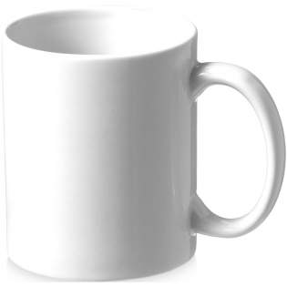 Classic design 330 ml ceramic mug. Dishwasher safe in accordance with EN12875-1 (at least 125 washing cycles) for all decoration methods. Includes white carton box.