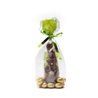 Chocolate Easter Bunny With Belgian Chocolate Eggs Chocolate Easter Bunny With Belgian Chocolate Eggs