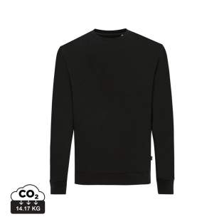 This unisex crew neck in regular fit is a comfortable, simple sweater and suited for many occasions. It has a round neckline, long sleeves and 1x1 rib at neck collar, bottom hem and cuffs. The clean finishing with herringbone tape on the inside neck and the small iqoniq brand label in the side seam are nice finishing details. The composition is 100% cotton, of which 50% recycled and 50% organic, in 340 G/M². No mix with plastics (such as polyester), so after life is recyclable into new cotton products. The inside is soft-brushed fleece for extra comfort. The use of genuine recycled & organic fabric materials and environmental impact claims are guaranteed, by using the AWARE™ disruptive physical tracer and blockchain technology. Every iqoniq product has a unique QR label. By scanning this QR, you will gain access to a dedicated digital passport of the product. 2% of proceeds of each product sold will be donated to Water.org.